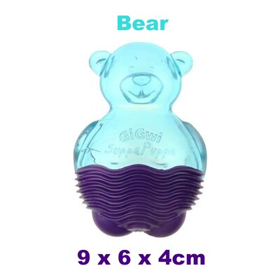 GIGWI Pet Toys Suppa Puppa Series Q Kitten Fox Krokodilinis meškėnas šuniukui krūminiai garsiniai žaislai Atsparūs įkandimams šunų priedai