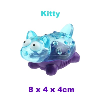GIGWI Pet Toys Suppa Puppa Series Q Kitten Fox Krokodilinis meškėnas šuniukui krūminiai garsiniai žaislai Atsparūs įkandimams šunų priedai