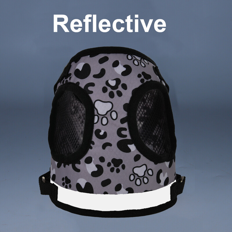 Šunų diržai mažiems ir vidutiniams šunims Šviesą atspindinti naminių gyvūnėlių krūtinės dirželiai lauke vaikščioti šuniuko liemenės diržai Čihuahua Jorkšyro reikmenys