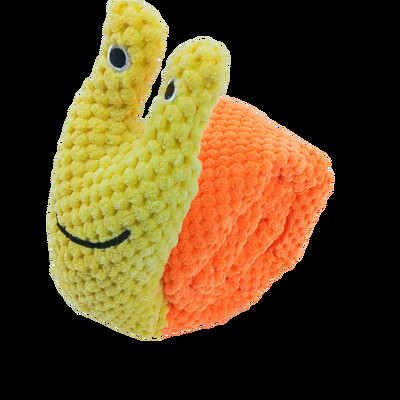 Šunų galvosūkių tiektuvas Interaktyvus žaislas Nesunaikinamas pliušinis garsas, girgždantis šuniuko žaislas, skirtas atspariems sulankstytiems sraigių šunims Naminių gyvūnų reikmenys