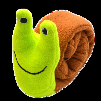 Šunų galvosūkių tiektuvas Interaktyvus žaislas Nesunaikinamas pliušinis garsas, girgždantis šuniuko žaislas, skirtas atspariems sulankstytiems sraigių šunims Naminių gyvūnų reikmenys