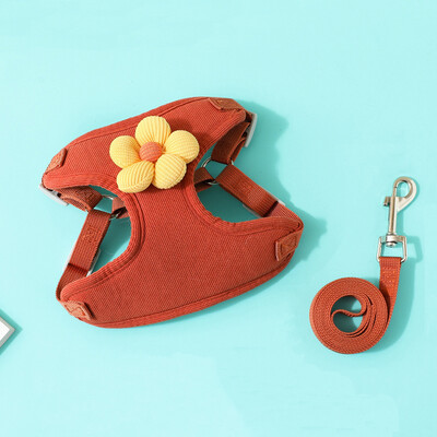 Šunų petnešos su 1,2 m pavadėliu Reguliuojamas naminių gyvūnėlių diržas šuniukams Prancūzų buldogo čihuahua lauko vaikščiojimo pavadėlis