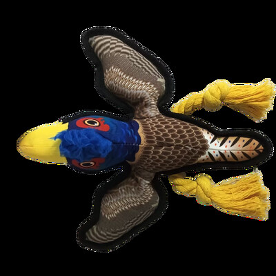 Jautra, skaņa mājdzīvnieku rotaļlieta putns plīša rotaļlieta jauka zila galva putns suns izklaide interaktīva rotaļlieta suns košana rotaļlietas zobu slīpēšana un tīrīšana