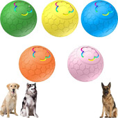 Minge de jucărie inteligentă pentru câine, de culoare rezistentă la mușcături și uzură, Telecomandă intermitentă, rulare, sărituri, rotativă, impermeabilă, pentru a mesteca câine.