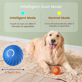 Smart Dog Toy Ball Electronic Interactive Pet Toy Moving Ball USB Automatic Moving Bouncing for Puppy Gift Birthday Gat Products