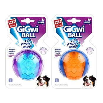 Gigwi Pet Toys G-Ball Series Interactive Dog Ball Dog Toys Squeaky Balls 2,5” Bouncy και διάφορα χρώματα για μικρούς/μεσαίους σκύλους