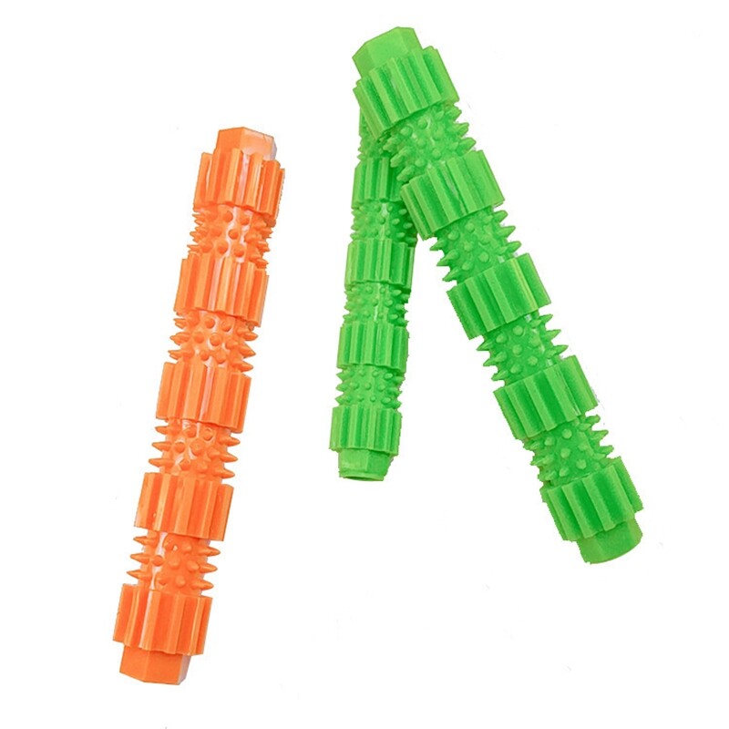 Šunų silikoniniai kramtomieji žaislai Pet Molar Interaktyvus mokymo įrankis Dantų valymo valiklis Dantų šepetėlio priedai šuniuko borderkolis