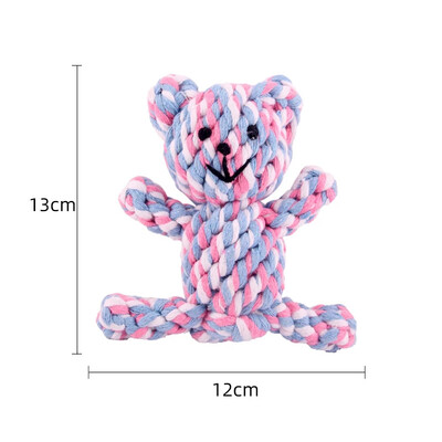 1 vnt. 25 cm naminių gyvūnėlių reikmenys Aukštos kokybės naminių šunų žaislai Minkšti plastikiniai kaulo formos virvė šuniuko dantukų valymas lauke linksmas treniruojamas kramtomas žaislas