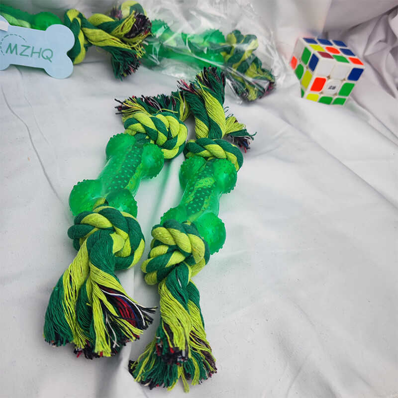 1 vnt. 25 cm naminių gyvūnėlių reikmenys Aukštos kokybės naminių šunų žaislai Minkšti plastikiniai kaulo formos virvė šuniuko dantukų valymas lauke linksmas treniruojamas kramtomas žaislas