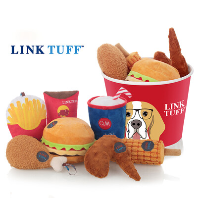 „Linktuff Dog Squeaky Training Toys“ – šeimos mėsainių serija / mėsainių paketas