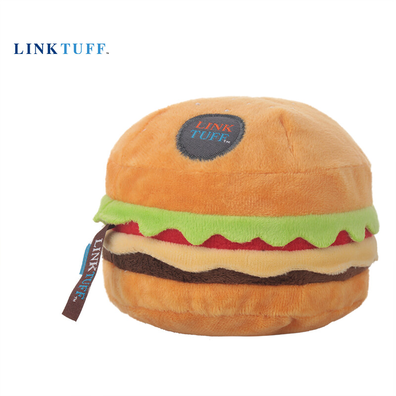 Jucării de dresaj pentru câini scârțâitori Linktuff - Seria Family Burger / Pachet Burger