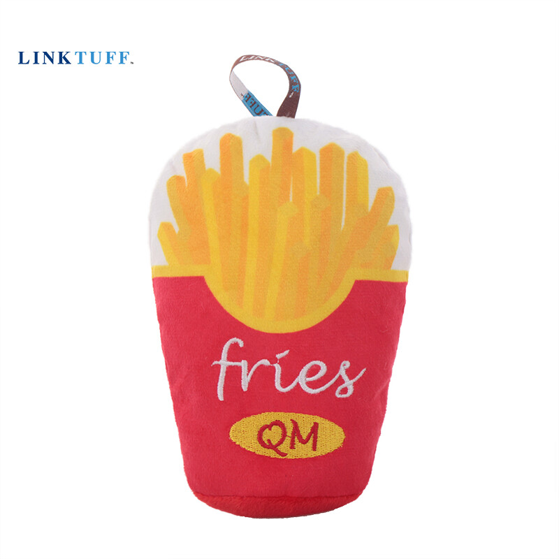 Jucării de dresaj pentru câini scârțâitori Linktuff - Seria Family Burger / Pachet Burger