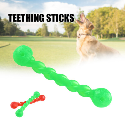 Dog Chew Toy Durable Pet Rubber Interactive Training Spiral Мека гума за почистване на зъби Anxious Chewers Устойчива на ухапване играчка