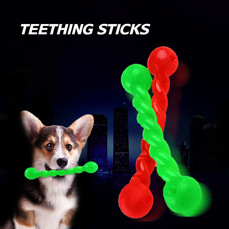 Šunų kramtymo žaislas Patvarus naminių gyvūnėlių gumos interaktyvus treniruoklis, spiralinė minkšta guma, skirta dantų valymui nerimastingiems kramtantiesiems, įkandimams atsparus žaislas