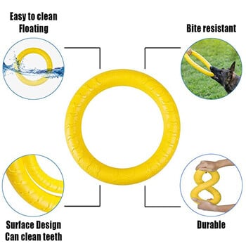 Pet Toys Flying Disk Training Ring Puller Large Dogs Interactive Supplies Παιχνίδια για σκύλους Agressive Chewing Puppy Interactive Supply