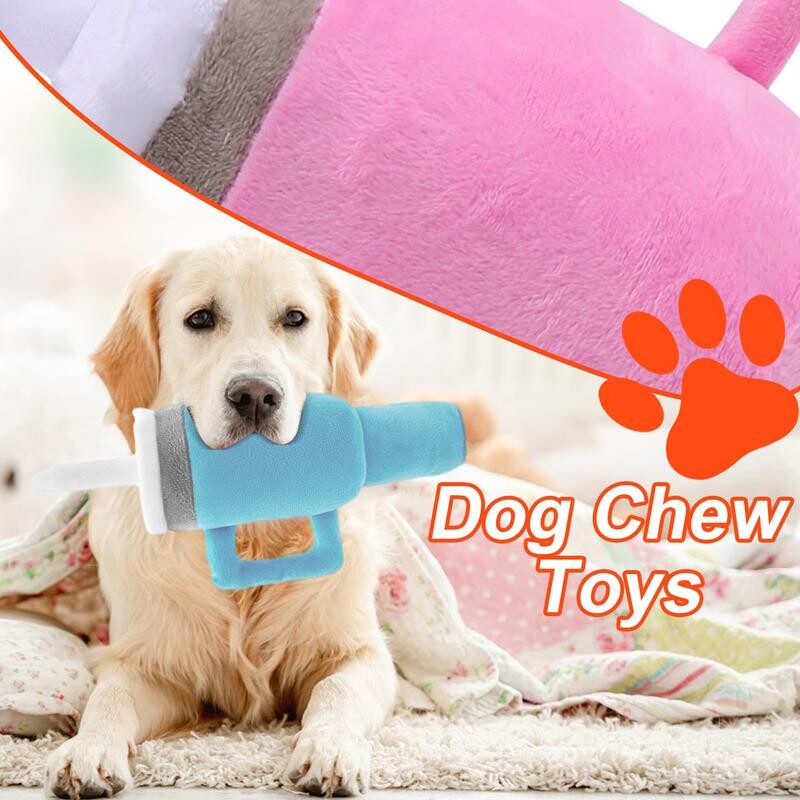 Jucărie pentru câini Jucărie de pluș, ceașcă de cafea Jucărie de mestecat Durabilă pentru animale de companie, anti mușcătură și jucării de pluș, câine scârțâit, jucărie distractivă de mestecat pentru cățeluș pentru îngrijirea bucală