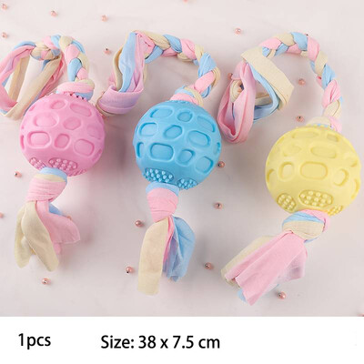 Naminių šunų žaislai mažų šunų kramtams TPR mazginiai žaislai, atsparūs įkandimams, krūminių dantų valymas šunų dresūros reikmenys Interaktyvūs priedai