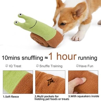 DualPet Dog Toy Iq Treat Εκπαίδευση ρουθουνίσματος Λούτρινα Squeaky Dog Παιχνίδια Γεμιστά Ζώα Διαδραστικό Τροφοδοτικό Παιχνιδιού Παζλ