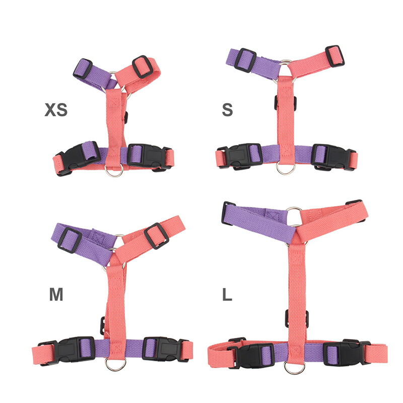 Set de ham și lesă pentru câini, fără tragere, pentru câini de talie mică și pisici
