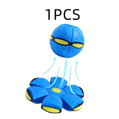 Naminių gyvūnėlių skraidantis lėkštė Kamuolys Magic Lauko Metimo Disk Kamuolys Vaikams ir Šunims Interaktyvus naminių gyvūnėlių dresavimas Sporto žaidimo reikmenys UFO naminiams gyvūnėliams žaislas