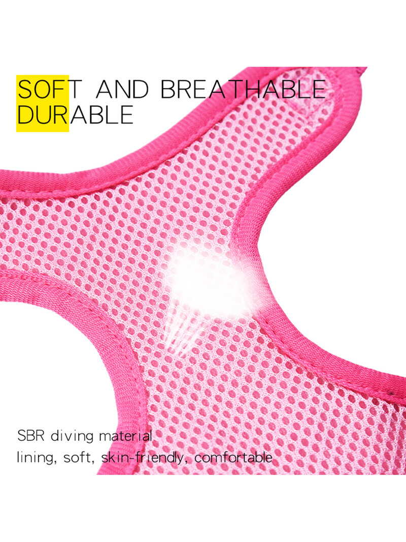 HP360 Set de ham pentru animale de companie Leopard, 1 buc, ham ajustabil, usor, pentru caini si pisici mici, mijlocii