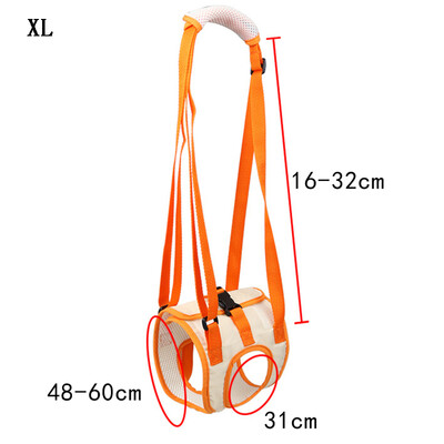 2024 m. Nauji reguliuojami šunų pakėlimo diržai užpakalinėms kojoms Naminių gyvūnėlių palaikymo diržas, padedantis silpnoms kojoms atsistoti naminiams šunims pagalbinis įrankis