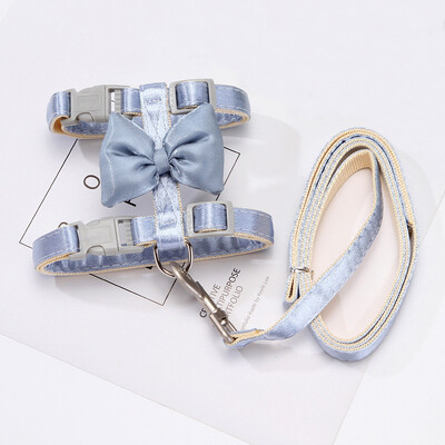 Set de ham și lesă pentru pisici - ham pentru pisici, în formă de H, reglabil, rezistent la evadare, pentru călătorii pe jos pentru pisici mici, mijlocii mari