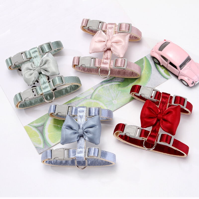 Set de ham și lesă pentru pisici - ham pentru pisici, în formă de H, reglabil, rezistent la evadare, pentru călătorii pe jos pentru pisici mici, mijlocii mari