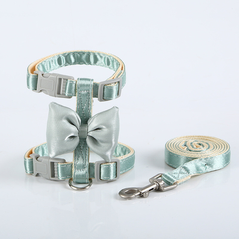 Set de ham și lesă pentru pisici - ham pentru pisici, în formă de H, reglabil, rezistent la evadare, pentru călătorii pe jos pentru pisici mici, mijlocii mari