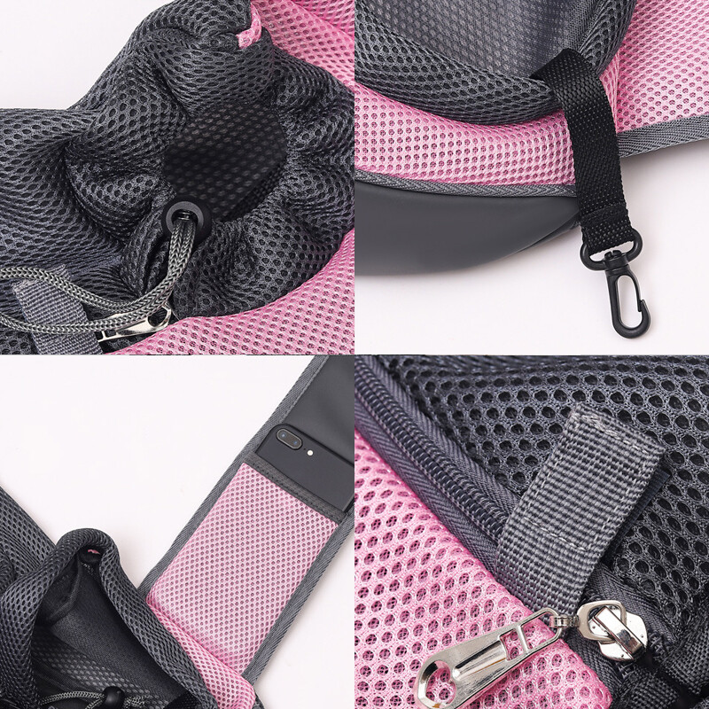 Nešiojamas naminių gyvūnėlių priekinis krepšys šunų kuprinė tinklinis kvėpuojantis naminio gyvūno pečių krepšys lauke nešiojamas pečių krepšys Chihuahua Bichon naminių gyvūnėlių reikmenys