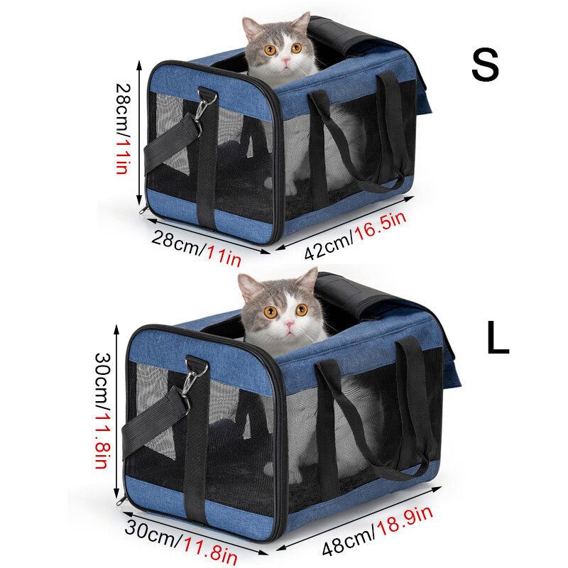 Taška pre psov, mäkký bočný batoh, prepravky pre mačky a domáce zvieratá, cestovné tašky pre psov, skladacia cestovná taška pre domáce zvieratá