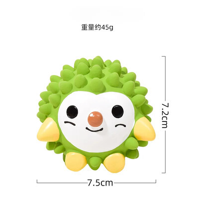 Kūrybinis vaisinis gyvūnų žaislas šuniui Latekso garsinis animacinis filmas persikas kiaulė Durianas ežiukas augintinio žaislas