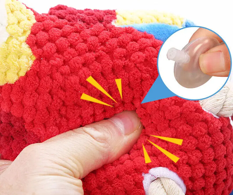 Šunų žaislas, įdaryti, girgždantis gyvūnas, girgždantis šunų žaislas, atsparus kramtymui papūgos formos, interaktyvus naminių gyvūnėlių žaislas, skirtas mažiems vidutiniams šunims