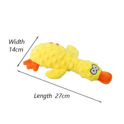 Pliušinis krokodilo šuniuko šuniuko girgždantis žaislas mažiems ir vidutiniams šunims švarūs dantys Naminių gyvūnėlių kramtomieji žaislai Maltos Pamario talismanai Play Produktai