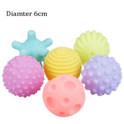 1kom promjera 6cm Squeaky Pet Dog Ball Igračke za male pse Gumena igračka za žvakanje Puppy Dog Stuff Dogs Toys Pets brinquedo cachorro