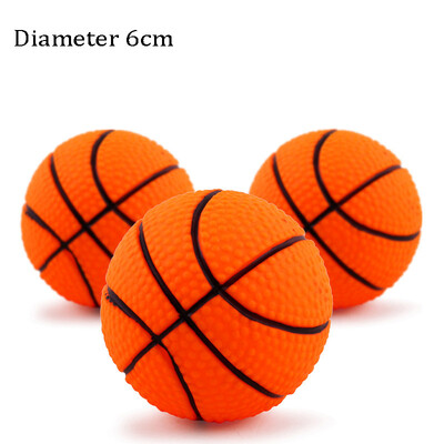 1kom promjera 6cm Squeaky Pet Dog Ball Igračke za male pse Gumena igračka za žvakanje Puppy Dog Stuff Dogs Toys Pets brinquedo cachorro