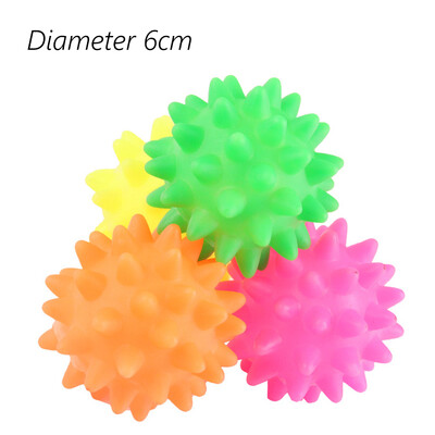 1kom promjera 6cm Squeaky Pet Dog Ball Igračke za male pse Gumena igračka za žvakanje Puppy Dog Stuff Dogs Toys Pets brinquedo cachorro
