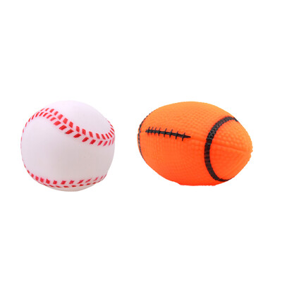 1kom promjera 6cm Squeaky Pet Dog Ball Igračke za male pse Gumena igračka za žvakanje Puppy Dog Stuff Dogs Toys Pets brinquedo cachorro