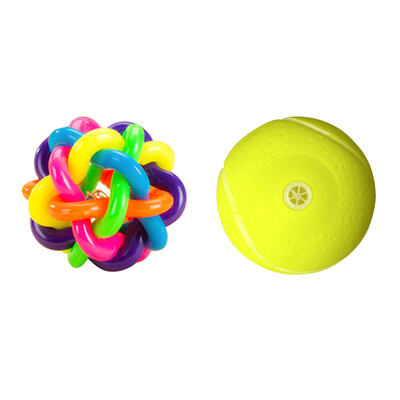 1kom promjera 6cm Squeaky Pet Dog Ball Igračke za male pse Gumena igračka za žvakanje Puppy Dog Stuff Dogs Toys Pets brinquedo cachorro