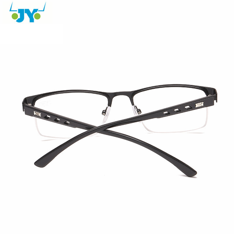 2020. gada jauna metāla pusrāmja stiepļu piekare pabeigta tuvredzības brilles sveķu loksne klasiskā biznesa stila tuvredzības brilles dropshipping