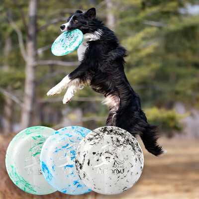 Fashion Pet Dog Silicone Game Flying Saucer Dog Toy Flying Discs Training Interactive Toy Ring Resistant Bite Floating Toy Game