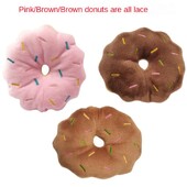 Naminių šunų žaislai šunims Kramtomasis žaislas Mielas šuniukas Squeaker Garso žaislai Juokingi šuniukai Maži Vidutiniai Interaktyvūs Žaislai Minkštas Šunų Spurgos Pliušas