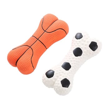 Pet Latex Dog Toys Sound Bone Basketball Bumps BB Call Toys Dog Pet Supplies