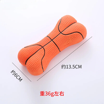 Mājdzīvnieku lateksa suņu rotaļlietas Sound Bone Basketball Bumps BB Call Rotaļlietas Suņu mājdzīvnieku piederumi