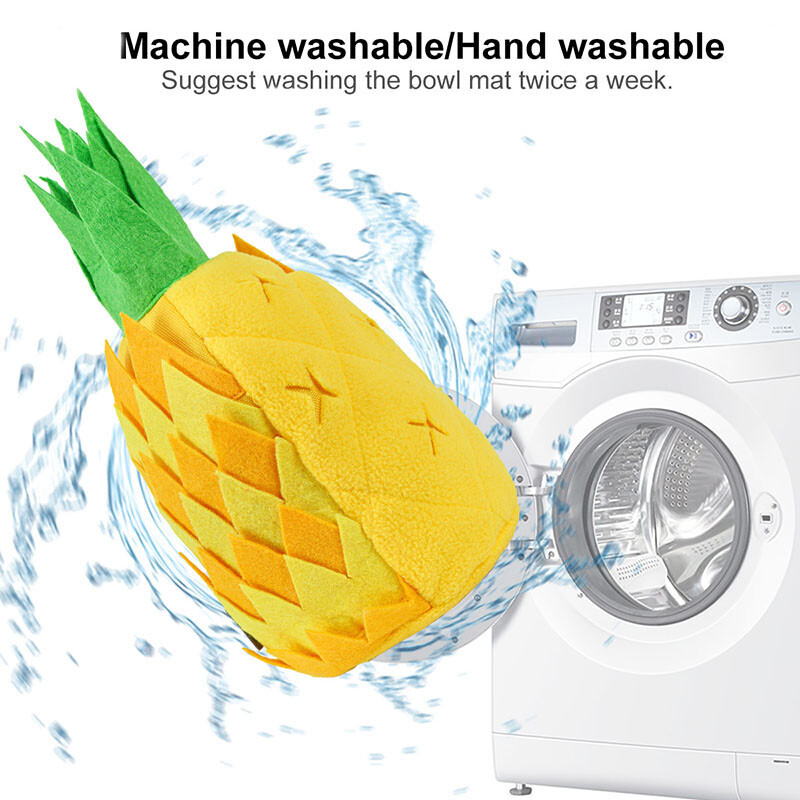 Hračka pre psov Snuffle, krmivo pre výcvik Iq, plyšová hračka na pískanie, pomalé jedenie, podložka pod misku, umývateľný dávkovač maškŕt, interaktívna hra s puzzle hrami, podávač