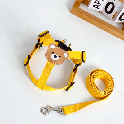 Mielas lokys naminių šunų petnešų pavadėlis mažam ir vidutiniam šuniui vaikščiojantis šuniukas bichonas šnauceris šunų krūtinės diržų rinkinys naminių gyvūnėlių reikmenys