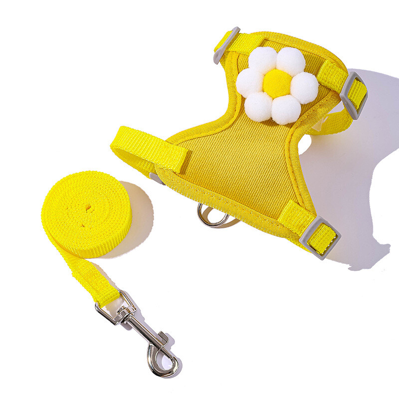 Šunų diržų traukimo pavadėlio rinkinys be traukiamo šuns liemenės dirželio Reguliuojamas šuniuko katės petnešos liemenė Čihuahua mopsas lauko vaikščiojimo pavadėlis