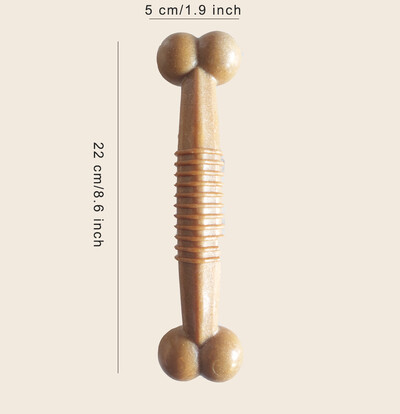 Jucării pentru câini, durabile și interactive, din lemn de 22 cm, pentru curățarea dinților, băț de mestecat de rasă mare, jucării pentru câini, indestructibile, durabile.