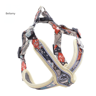 Uued lemmikloomad koertele tarvikud helendavad reguleeritavad rakmed koertele kutsikate vesti kaelarihm Prantsuse buldog keskmine väike suur koer