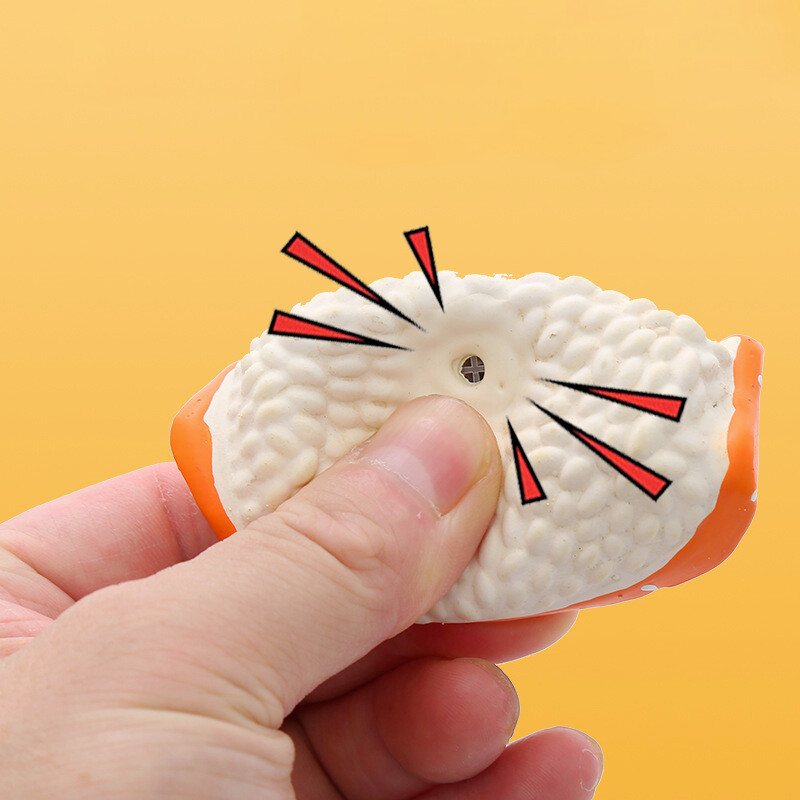 Jucărie de sushi pentru câine de companie Amuzant drăguț Jucării interactive scârțâitoare Rezistent la mușcături Rezistent la uzură Jucărie de mestecat Articole pentru animale de companie Cadou